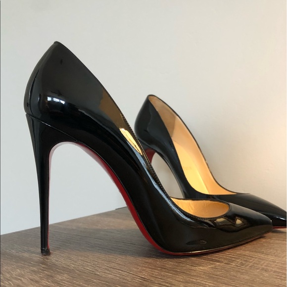 SOLD——Christian Louboutin Pigalle Follies 100mm - Picture 1 of 14